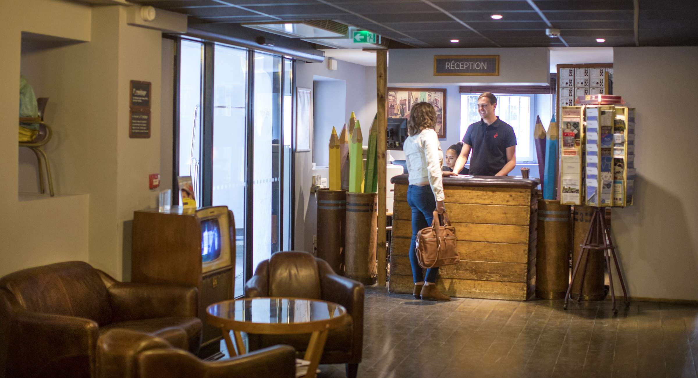 Lobby du Collège Hôtel