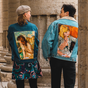 Seconde poche customise des vestes mixtes à l'aide de canevas