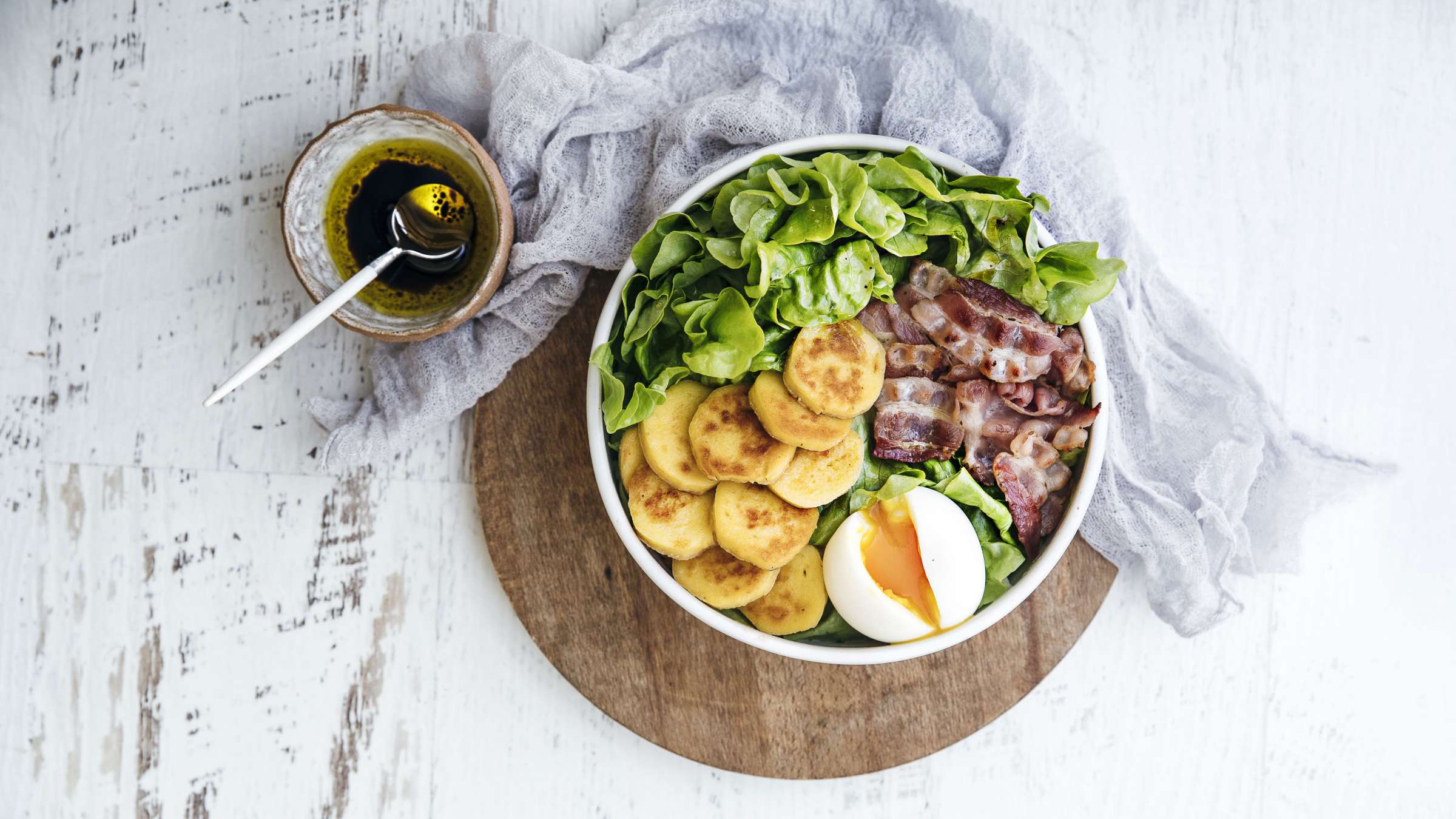 Salade lyonnaise - Stéphanie Iguna ©Stephatable